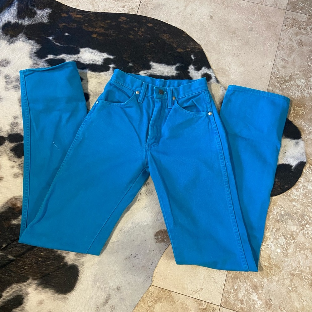 ELECTRIC BLUE VINTAGE COWBOY CUT WRANGLERS🤠⚡️